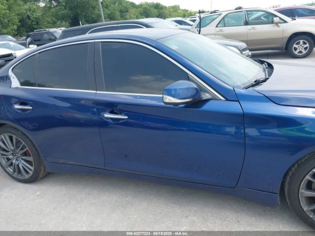 JN1FV7APXHM850497 Infiniti Q50 3.0t Red Sport 400