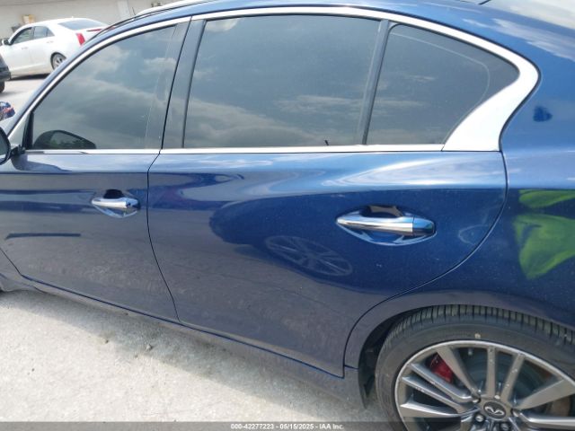 JN1FV7APXHM850497 Infiniti Q50 3.0t Red Sport 400