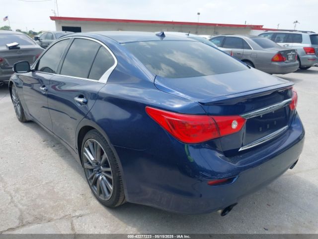JN1FV7APXHM850497 Infiniti Q50 3.0t Red Sport 400