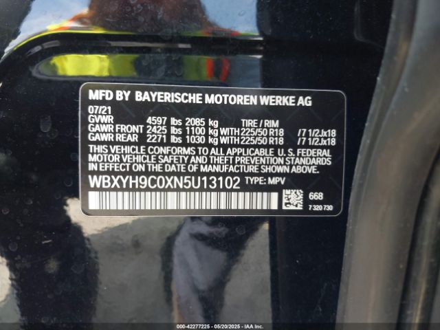 2022 BMW X2 WBXYH9C0XN5U13102 Photo 8