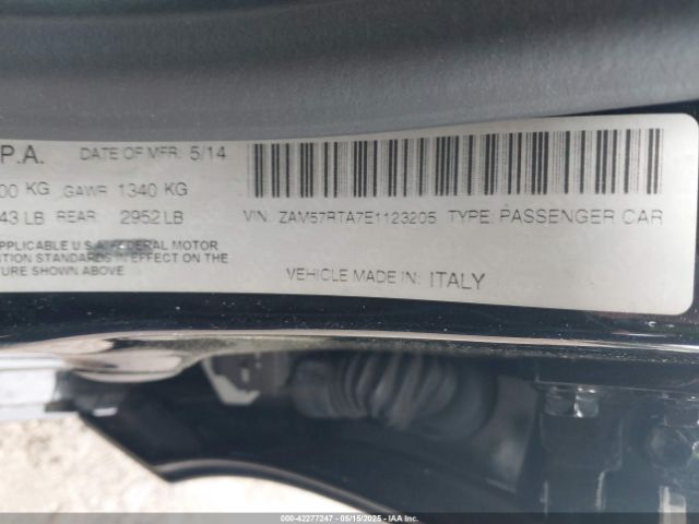 2014 MASERATI GHIBLI ZAM57RTA7E1123205 Photo 8