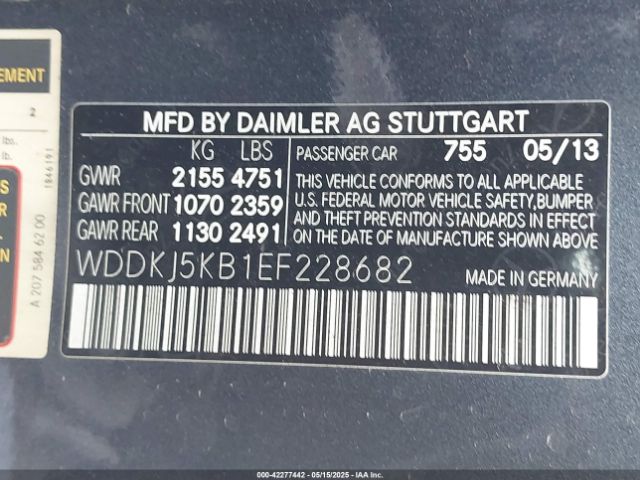 2014 MERCEDES-BENZ E 350 WDDKJ5KB1EF228682 Photo 8