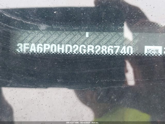 3FA6P0HD2GR286740 Ford FUSION SE