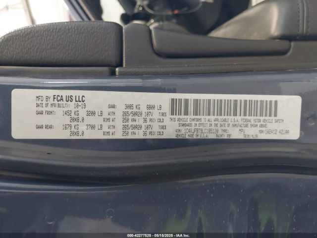 1C4RJFBT9LC185120 Jeep Grand Cherokee Limited X 4x4