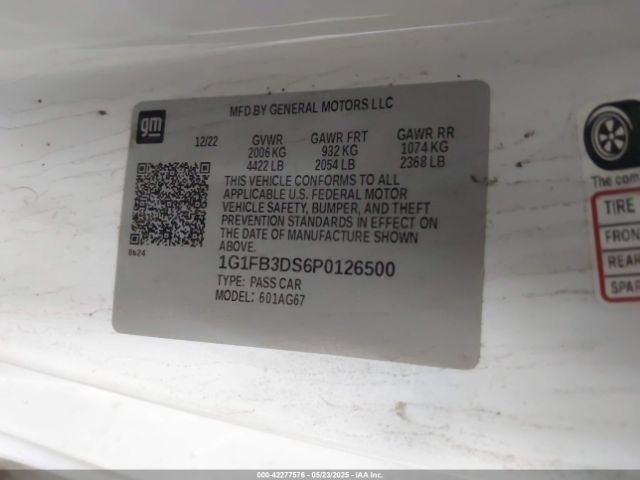 2023 CHEVROLET CAMARO 1G1FB3DS6P0126500 Photo 8