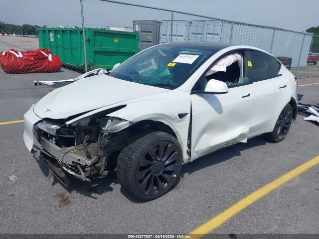 2022 TESLA MODEL Y 7SAYGDEFXNF327701 Photo 1