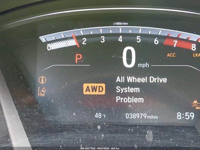 2HKRW2H84KH665887 Honda Cr-v Ex-l