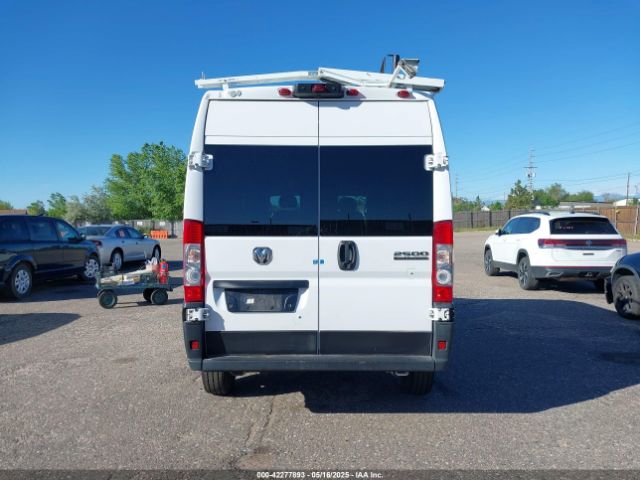 3C6LRVDG8PE596328 RAM Promaster 2500 High Roof 159 Wb