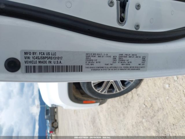 1C4SJSBP5RS131017 Jeep Wagoneer L Series Ii 4x4