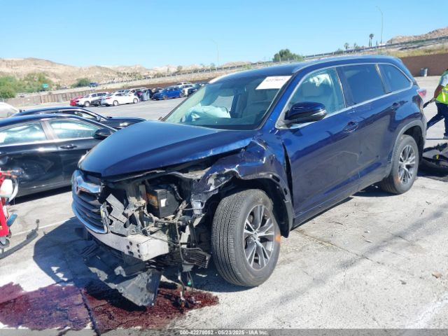 2016 TOYOTA HIGHLANDER 5TDKKRFH6GS154353 Photo 1