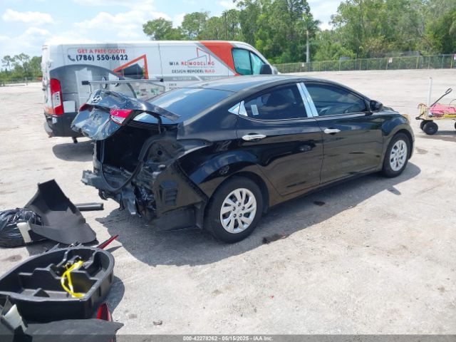 5NPDH4AE9EH543319 Hyundai ELANTRA SE