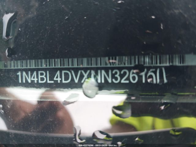 1N4BL4DVXNN326160 Nissan Altima Sv Fwd