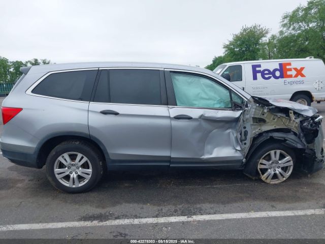 5FNYF6H11JB021508 Honda PILOT LX