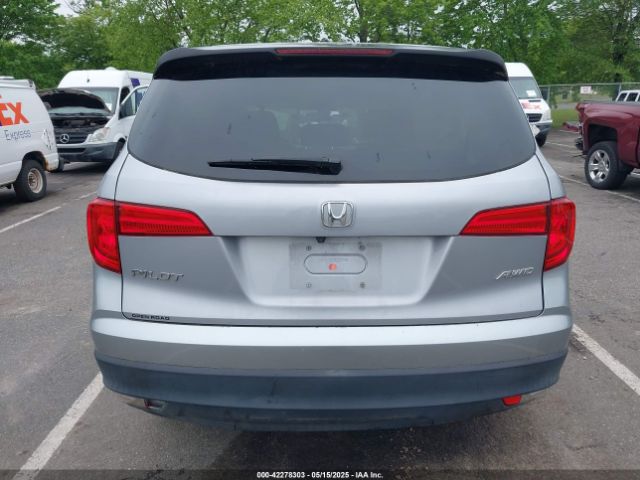 5FNYF6H11JB021508 Honda PILOT LX