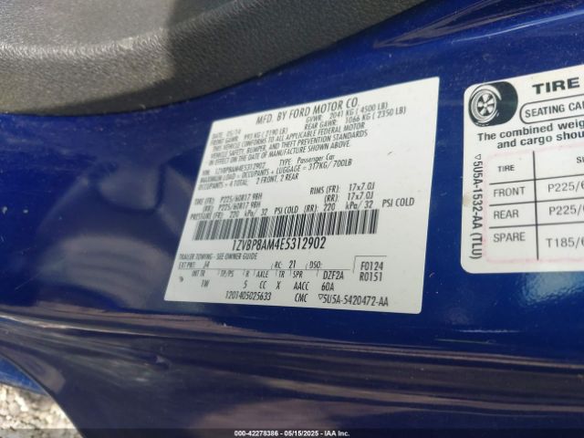 1ZVBP8AM4E5312902 Ford Mustang V6