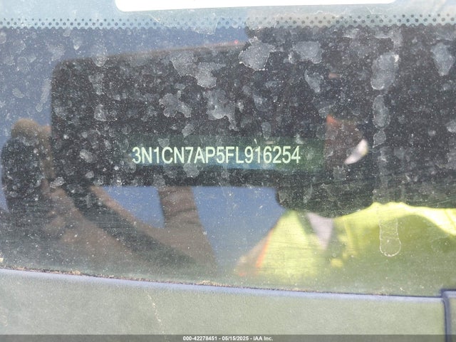 3N1CN7AP5FL916254 Nissan Versa 1.6 Sl