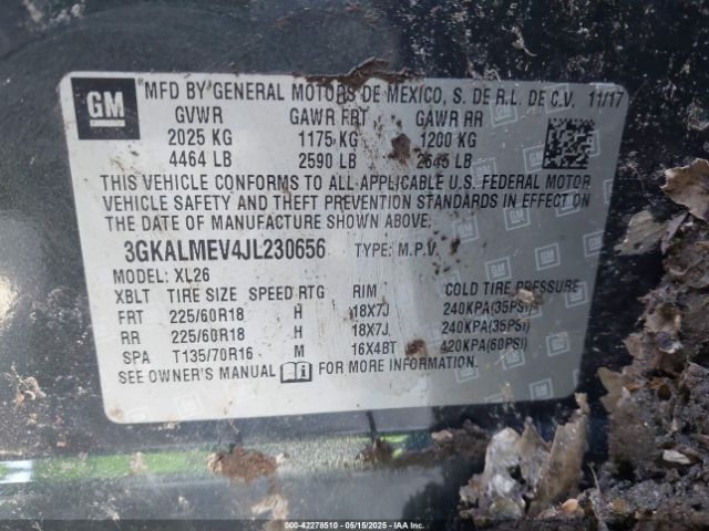2018 GMC TERRAIN 3GKALMEV4JL230656 Photo 8