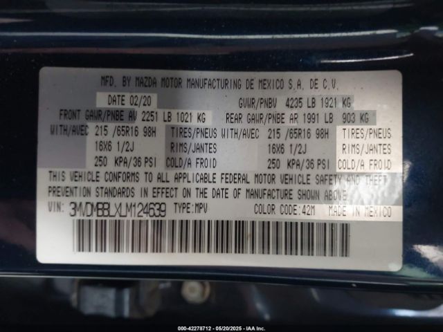 2020 MAZDA CX-30 3MVDMBBLXLM124639 Photo 8