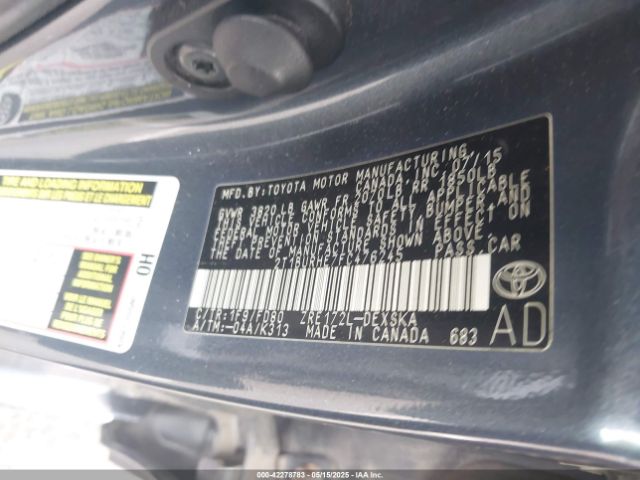 2T1BURHE7FC476245 Toyota Corolla S Plus