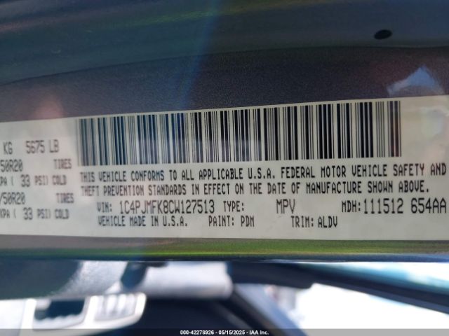 2012 JEEP LIBERTY 1C4PJMFK8CW127513 Photo 8