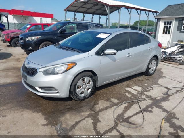 KNAFK4A67G5488789 KIA FORTE LX