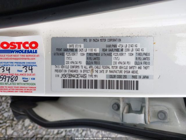 JM3KFBBM4K0674469 Mazda CX-5 SPORT