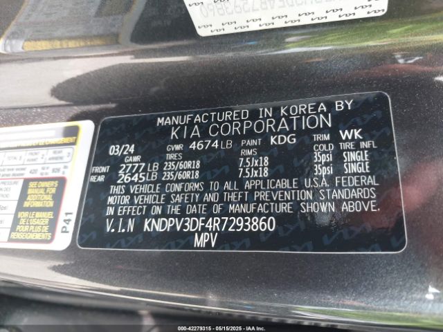 2024 KIA SPORTAGE KNDPV3DF4R7293860 Photo 8