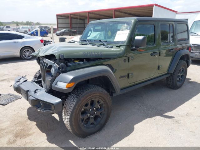 2021 JEEP WRANGLER UNLIMITED 1C4HJXDN6MW815241 Photo 1