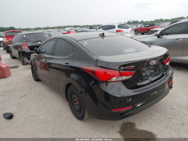 KMHDH4AE1GU545442 Hyundai ELANTRA SE