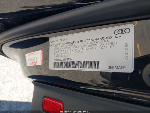 Audi A6 2019 WAUD8AF2XKN121064 Image 9