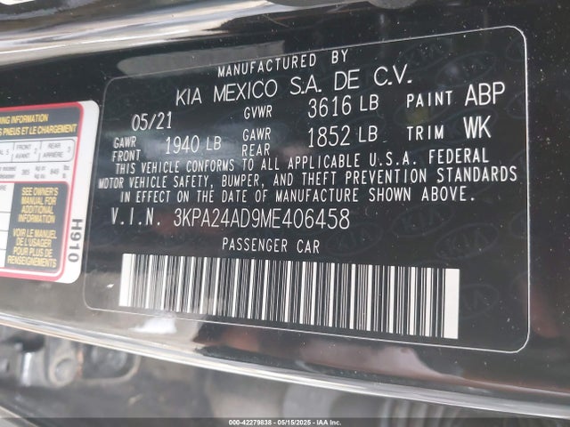 2021 KIA RIO 3KPA24AD9ME406458 Photo 8