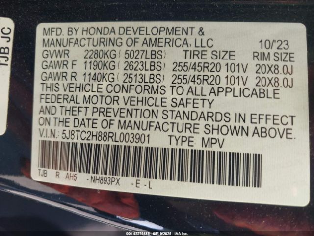 2024 ACURA RDX 5J8TC2H88RL003901 Photo 8