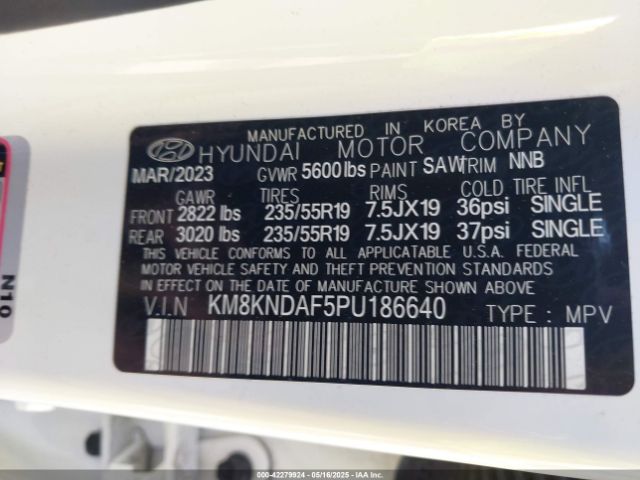 2023 HYUNDAI IONIQ 5 KM8KNDAF5PU186640 Photo 8
