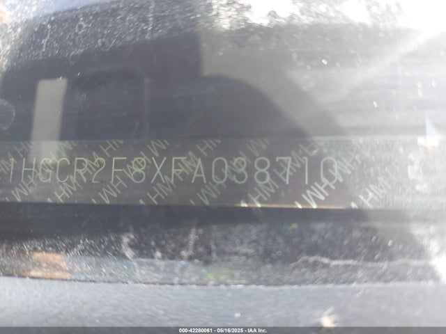 1HGCR2F8XFA038710 Honda Accord Ex-l