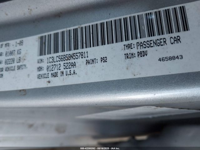 2009 CHRYSLER SEBRING 1C3LC56B59N557811 Photo 8