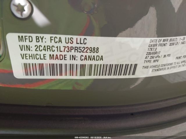 2023 CHRYSLER PACIFICA HYBRID 2C4RC1L73PR522988 Photo 8