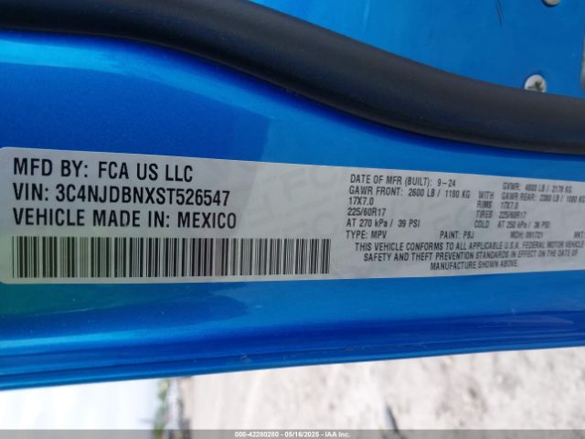 3C4NJDBNXST526547 Jeep Compass Latitude 4x4