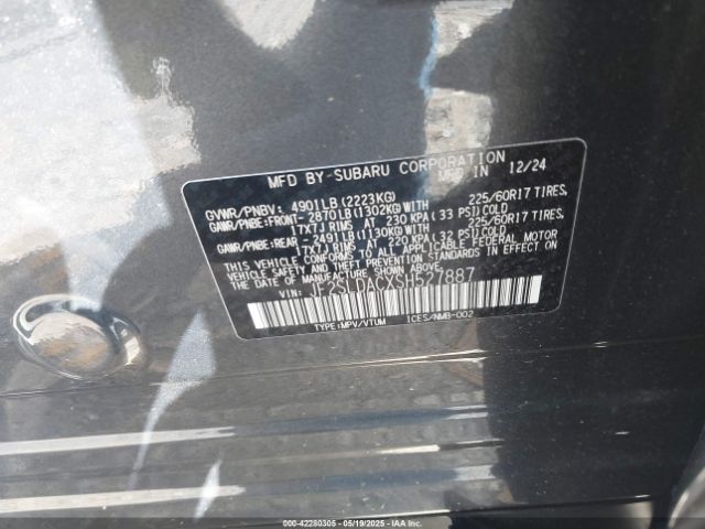 JF2SLDACXSH527887 Subaru Forester