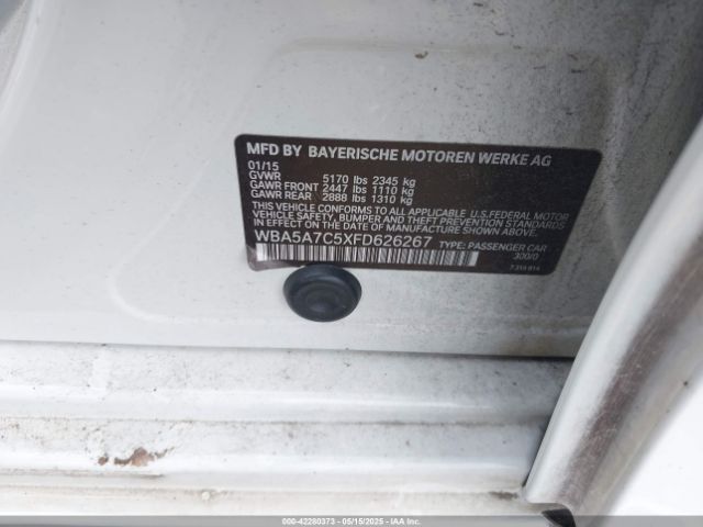 WBA5A7C5XFD626267 BMW 528i Xdrive
