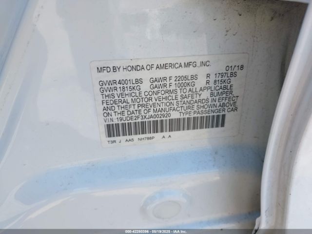 2018 ACURA ILX 19UDE2F3XJA002920 Photo 8
