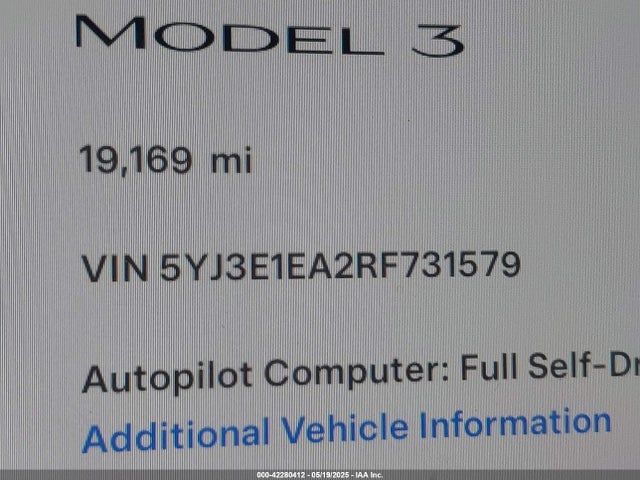 2024 TESLA MODEL 3 5YJ3E1EA2RF731579 Photo 8