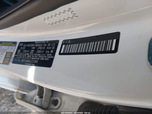 3KPF24AD8LE211603 KIA mpi nu