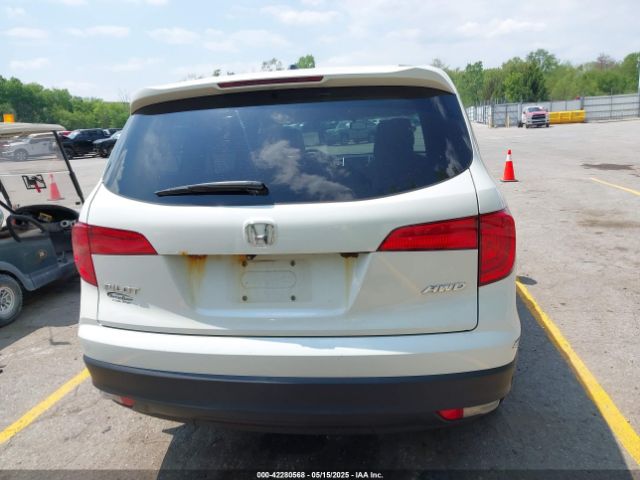 5FNYF6H5XGB031126 Honda Pilot Ex-l