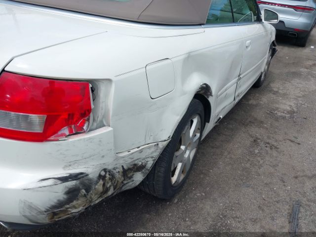 2006 AUDI A4 WAUDT48H06K009995 Photo 5