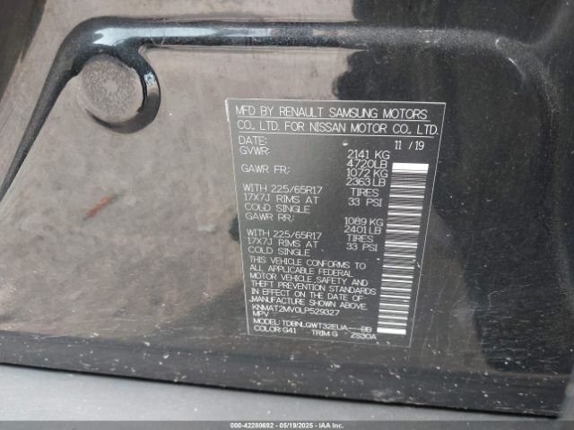 2020 NISSAN ROGUE KNMAT2MV0LP529327 Photo 8