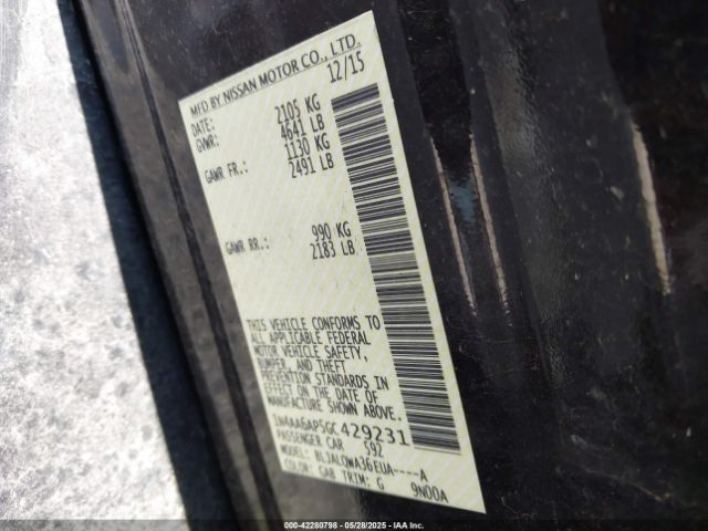 2016 NISSAN MAXIMA 1N4AA6AP5GC429231 Photo 8