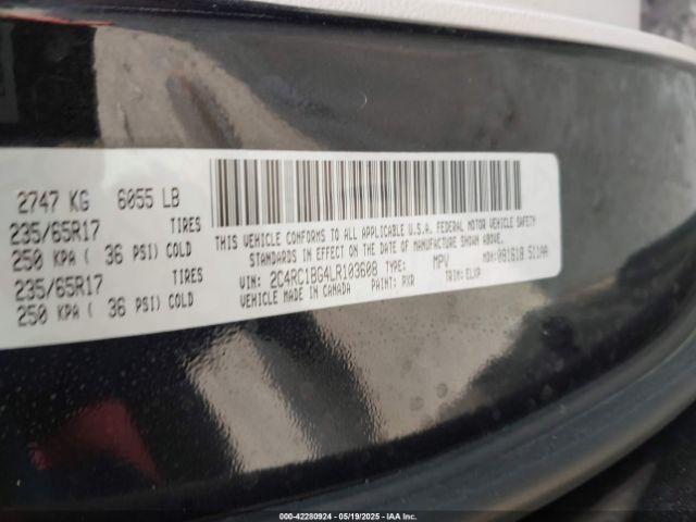 2020 CHRYSLER PACIFICA 2C4RC1BG4LR103608 Photo 8
