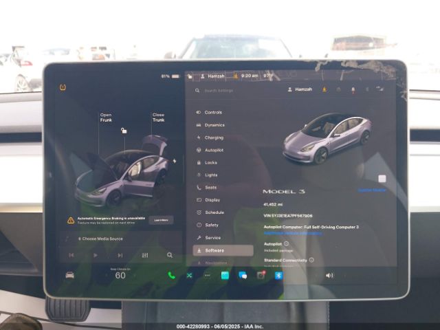 2023 TESLA MODEL 3 5YJ3E1EA7PF567906 Photo 6