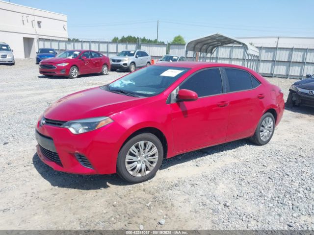 2T1BURHE2GC517396 Toyota COROLLA LE