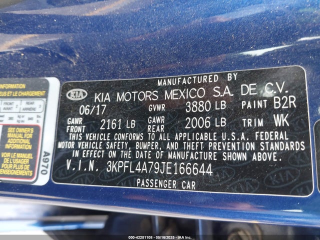 KIA mpi nu 2018 3KPFL4A79JE166644 Image 9